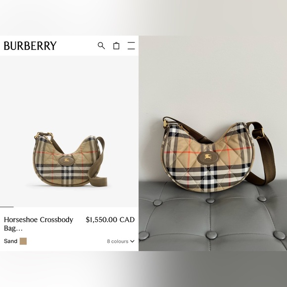 Burberry Handbags - Burberry Horseshoe cross body bag